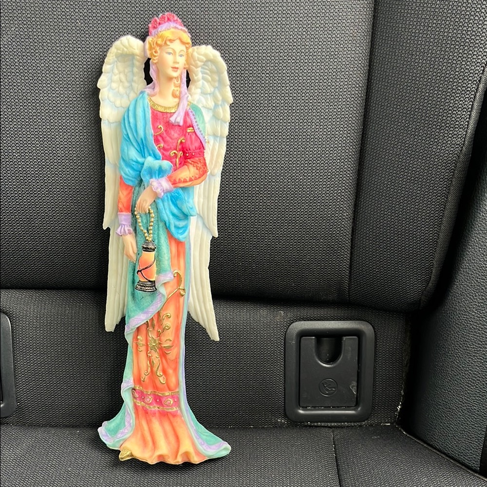 Lenox Angel of Light Figurine with Gold and Cream Accents